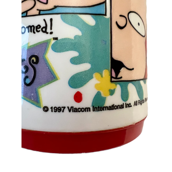 Vintage Nickelodeon Rugrats Thermos Viacom Aladdin 6" 1997 Authentic Rare - Picture 5 of 8